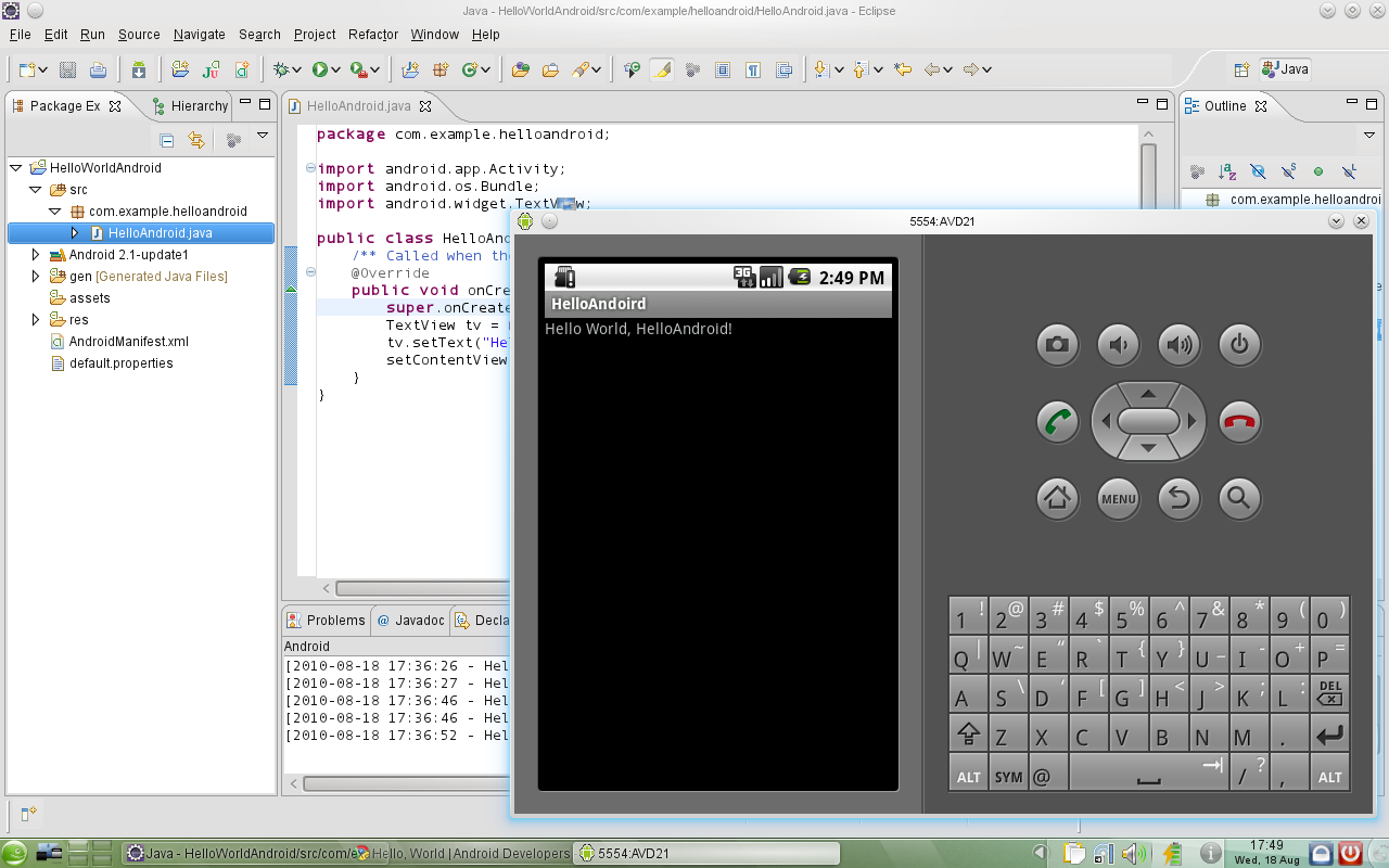 eclipse for android development in mac